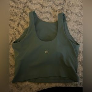 Lululemon light green align high neck tank top size 6